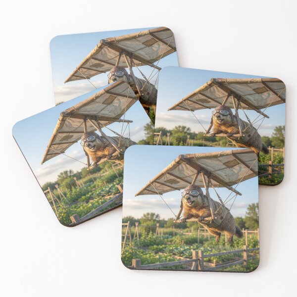Item preview, Groundhog Conducts Aerial Invasion of Garden designed and sold by Tridentulus.