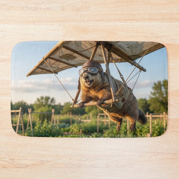 Item preview, Groundhog Conducts Aerial Invasion of Garden designed and sold by Tridentulus.
