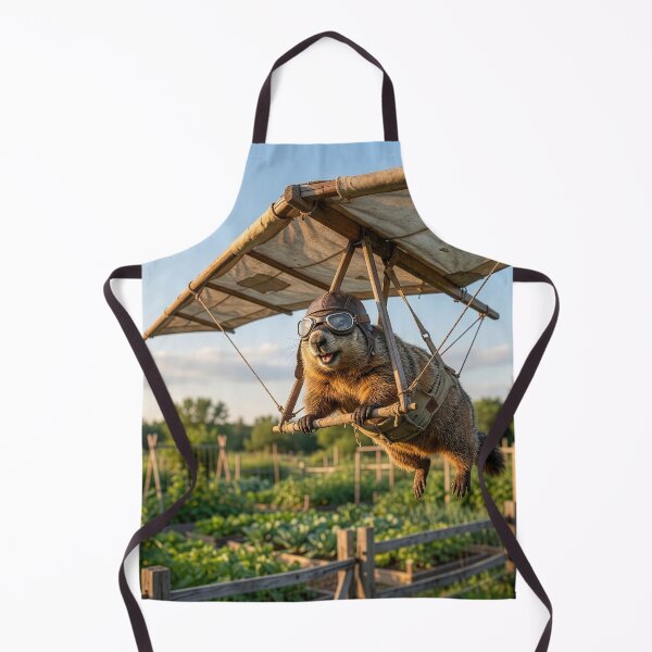 Item preview, Groundhog Conducts Aerial Invasion of Garden designed and sold by Tridentulus.