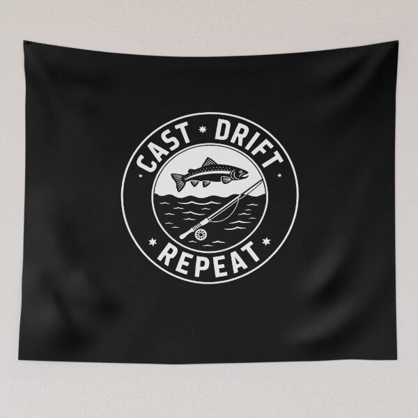Item preview, Cast Drift Repeat Fly Fishing designed and sold by MooonTees.