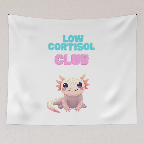 Item preview, Low Cortisol Levels-low energy humor, stress memes, mental health designed and sold by ChameraDesign.