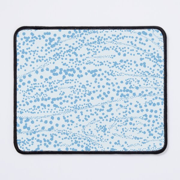 Item preview, Abstract Ink Blot Strata Pattern in Ice Blue designed and sold by kierkegaard.
