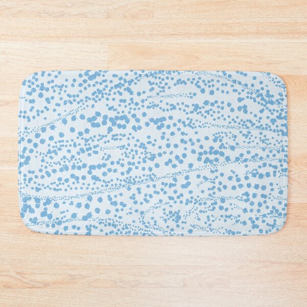 Item preview,  Abstract Ink Blot Strata Pattern in Ice Blue designed and sold by kierkegaard.