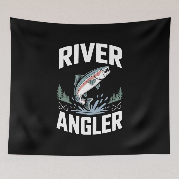 Item preview, River Angler Fly Fishing designed and sold by MooonTees.