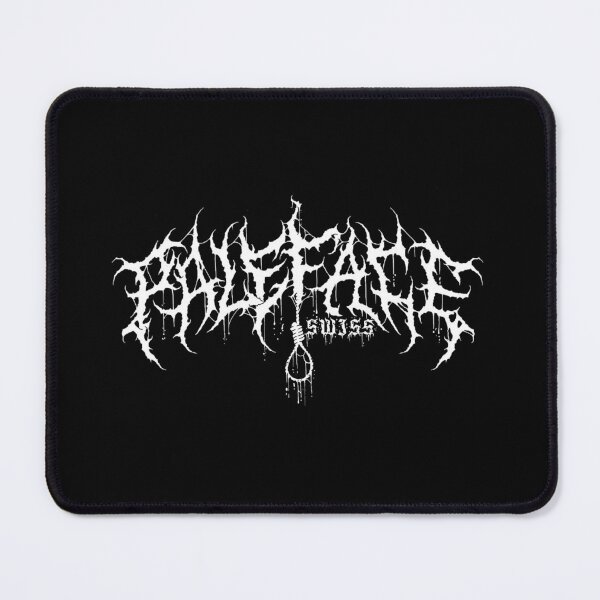 Item preview, Paleface Swiss Brutal Deathcore Logo Art designed and sold by billyawoodwrd.