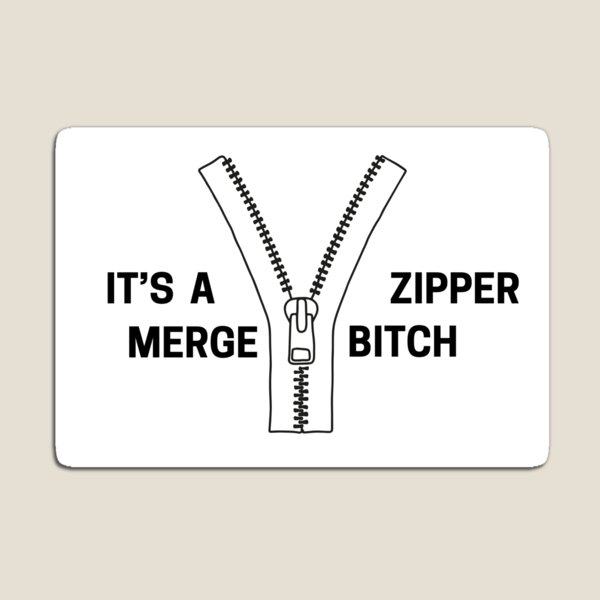 Item preview, Zipper Merge designed and sold by katherineisfunny.