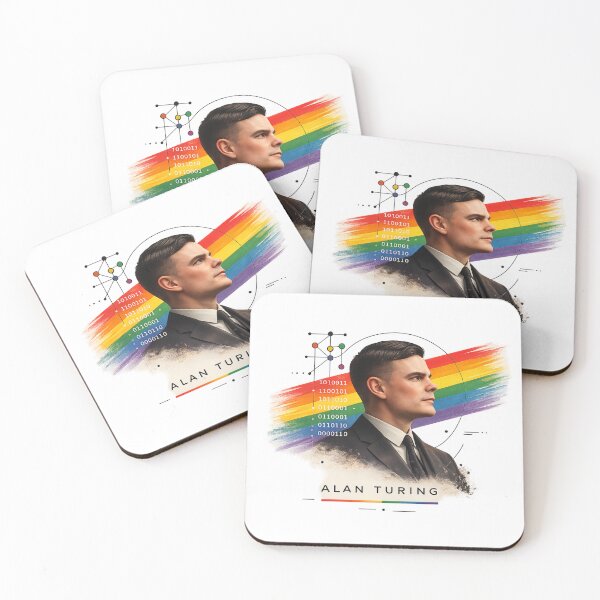 Item preview, Alan Turing LGBTQ+ designed and sold by Lizandro  Serrano Pacheco.
