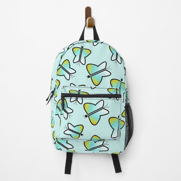 Item preview, Gradient Butterflies Background Pattern Blue, Yellow, and White designed and sold by ottrain.