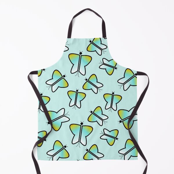 Item preview, Gradient Butterflies Background Pattern Blue, Yellow, and White designed and sold by ottrain.