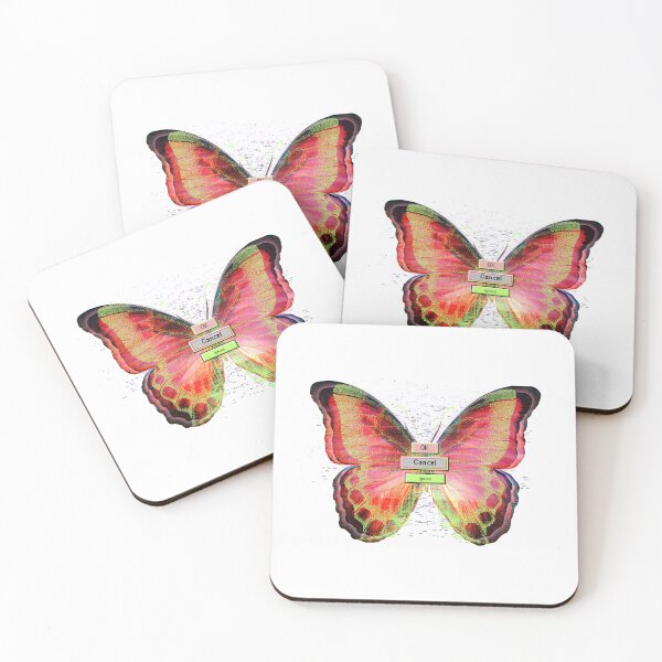 Item preview, Glitch Butterfly cyber Insect designed and sold by mooncakekaro.