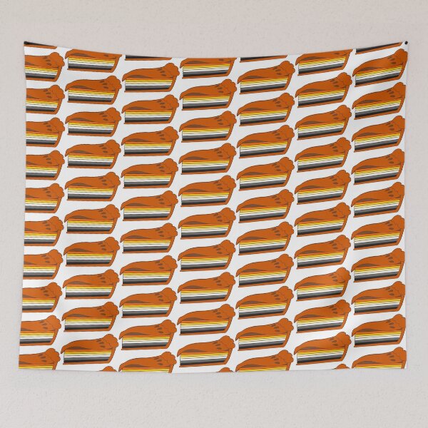 Item preview, Bear Slice of Pie Pride Flag designed and sold by HarveyHandcraftsandDesigns.