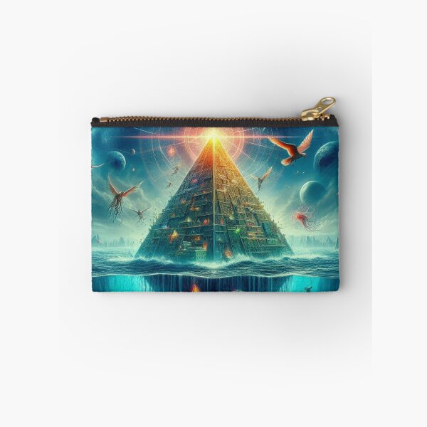 Item preview, Cosmic Pyramid – Surreal Ocean & Sky Fusion designed and sold by Dogandesighn.