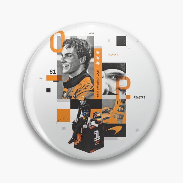 Item preview, Oscar Piastri McLaren F1 Formula 1 Fan Art Collage Design designed and sold by Novaque.