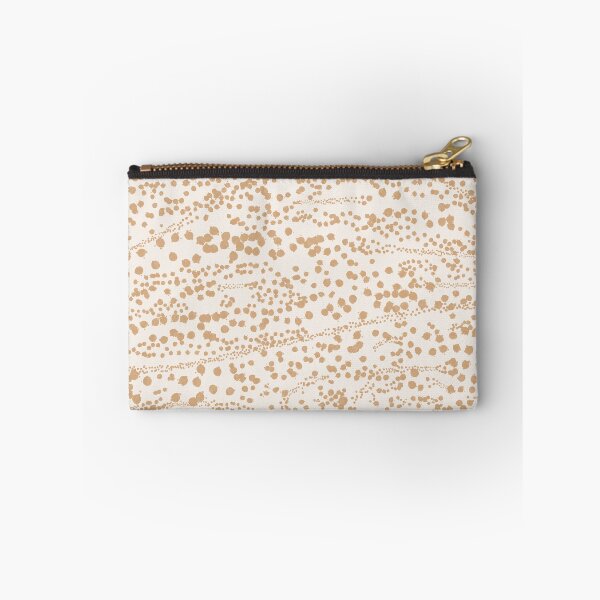 Item preview, Abstract Ink Blot Strata Pattern in Neutral Camel Beige designed and sold by kierkegaard.
