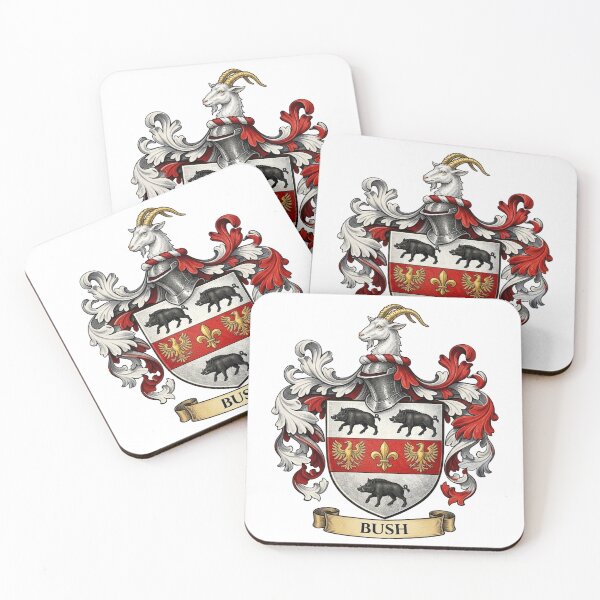 Item preview, The Bush Family Coat of Arms designed and sold by BagTown Clans.