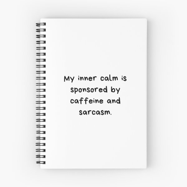 Item preview, My inner calm is sponsored by caffeine designed and sold by BlissThreads.