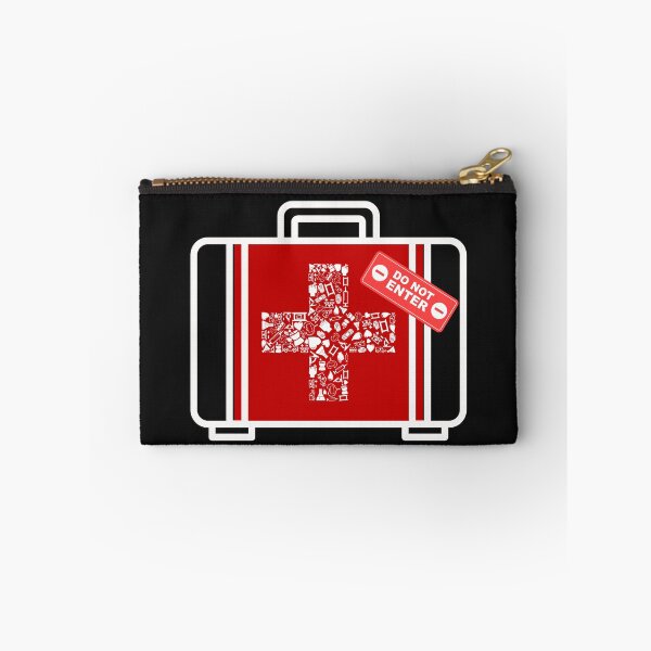 Item preview, DO NOT ENTER – Medical Emergency Humor Design with First Aid Case designed and sold by Aquarius-club.