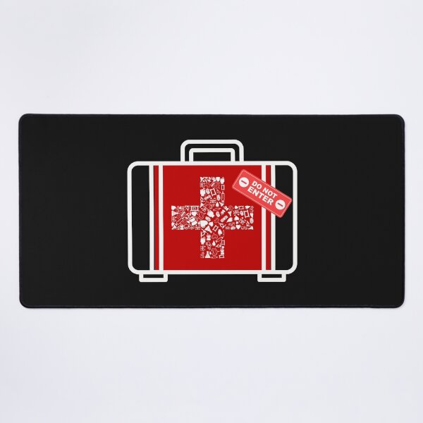 Item preview, DO NOT ENTER – Medical Emergency Humor Design with First Aid Case designed and sold by Aquarius-club.