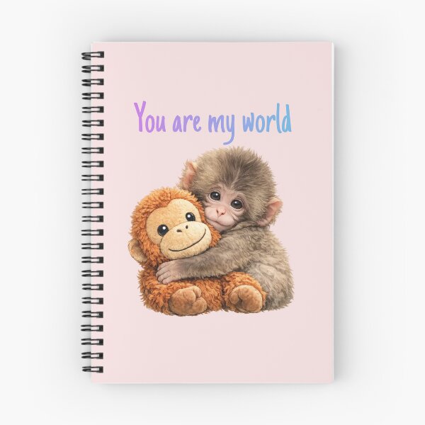 Item preview, Punch Baby Monkey Hugging Orangutan Plushie | Macaque | Cute Monkey  designed and sold by t-patterns.