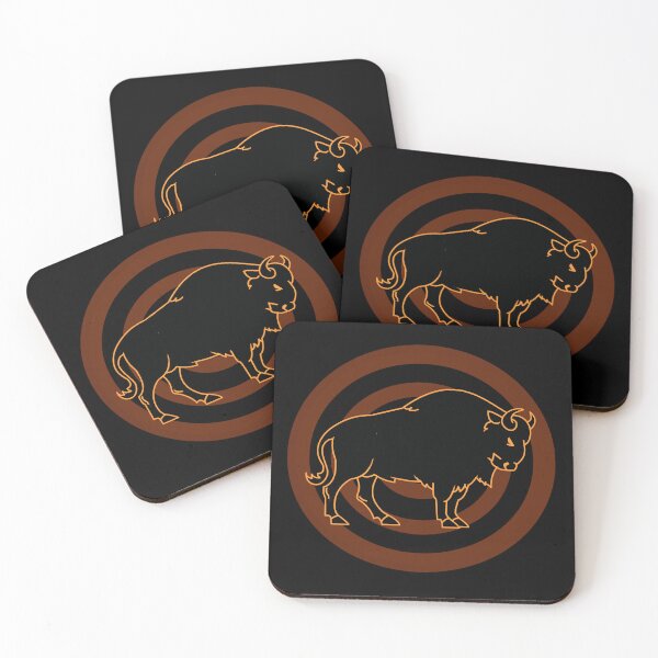 Item preview, American bison with bull's eye designed and sold by pixperienz4u.
