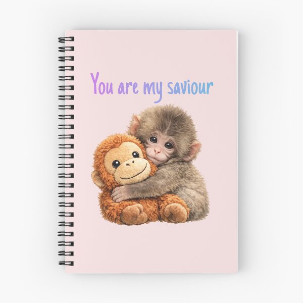 Item preview, Punch Baby Monkey Hugging Orangutan Plushie | Macaque | Cute Monkey  designed and sold by t-patterns.