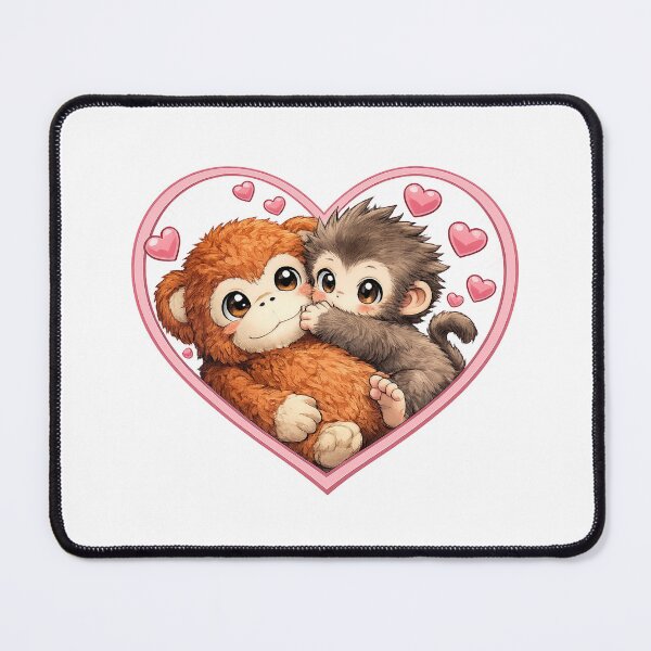 Item preview, Punch Baby Monkey Hugging Orangutan Plushie | Macaque | Cute Monkey  designed and sold by t-patterns.