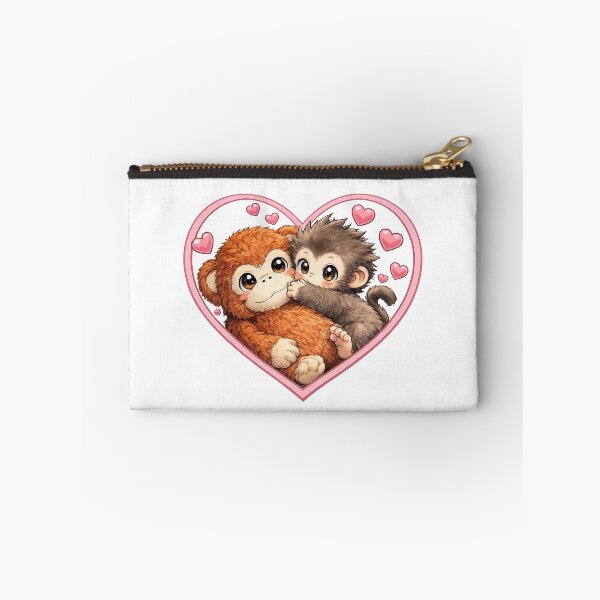 Item preview, Punch Baby Monkey Hugging Orangutan Plushie | Macaque | Cute Monkey  designed and sold by t-patterns.
