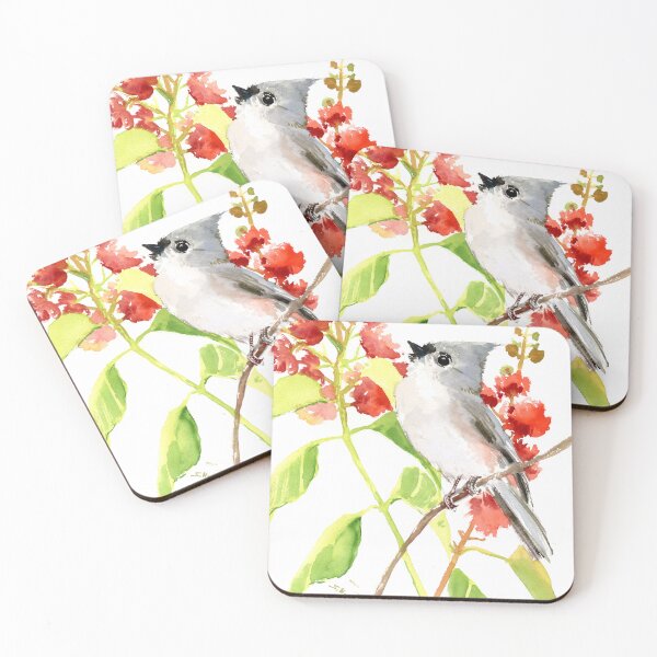 Item preview, The Cute Bird and Flowers designed and sold by surenart.