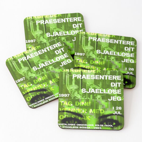 Item preview, "Industrial Green" matrix style conceptual poster on melancholy designed and sold by Grit Alchemy.