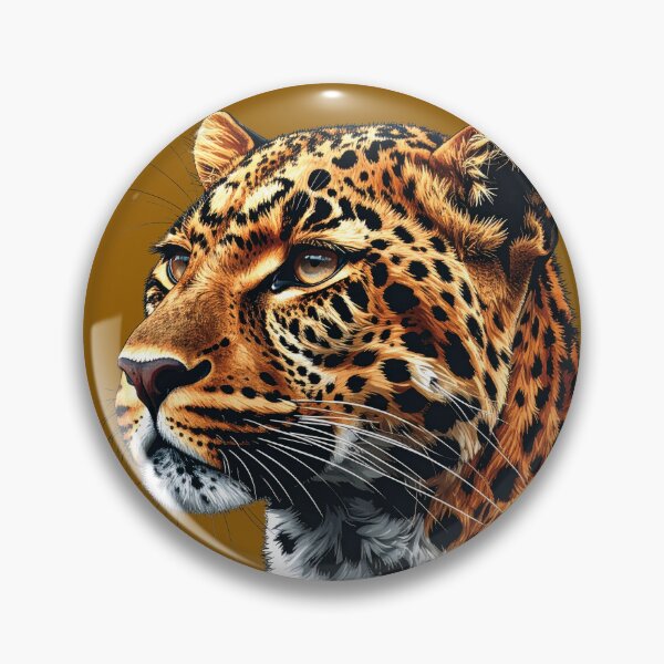 Item preview, Portrait of a magnificent leopard! (Digital illustration) designed and sold by Alan-David.