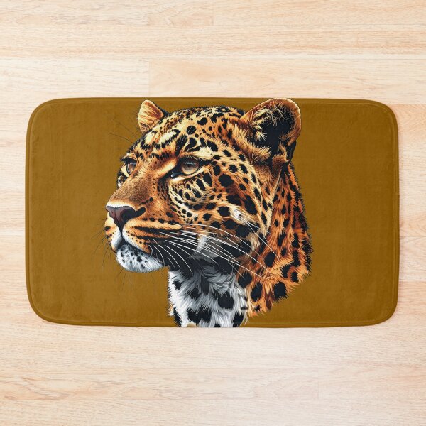 Item preview, Portrait of a magnificent leopard! (Digital illustration) designed and sold by Alan-David.