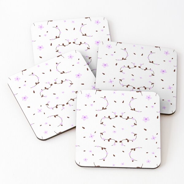 Item preview, Delicate flower pattern -violet- designed and sold by Houst-cn.