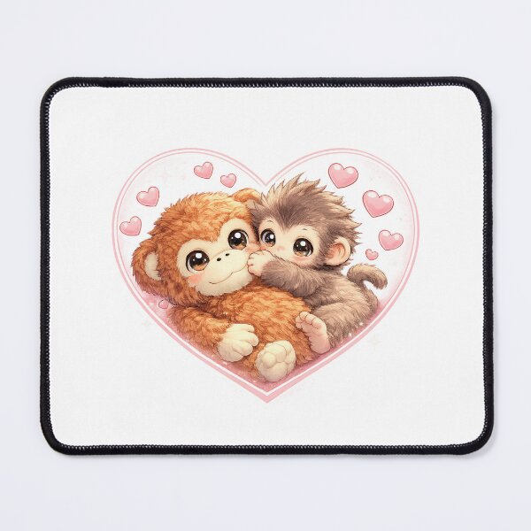 Item preview, Punch Baby Monkey Hugging Orangutan Plushie | Macaque | Cute Monkey  designed and sold by t-patterns.