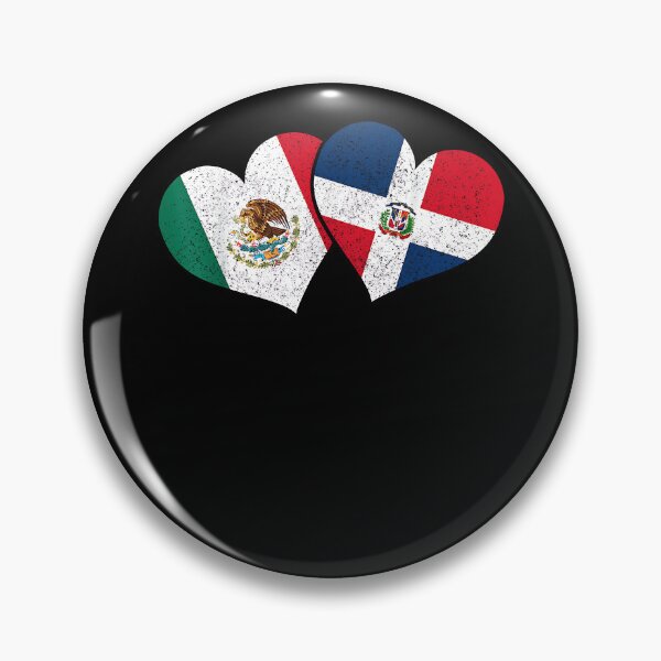 Item preview, México, República Dominicana, corazones, bandera mexicana, orgullo, herencia designed and sold by Goleon12.
