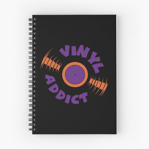Item preview, Vinyl Addict – Retro Record Collector DJ Typography Design designed and sold by TipTop GFX.