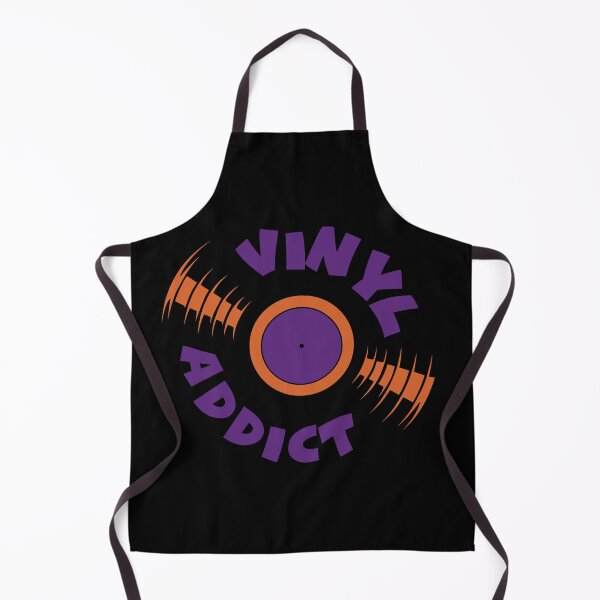 Item preview, Vinyl Addict – Retro Record Collector DJ Typography Design designed and sold by TipTop GFX.
