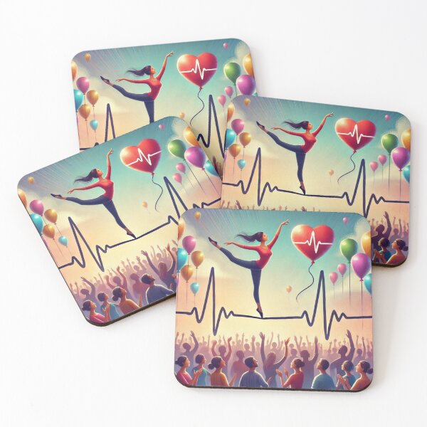Item preview, Acrobatics on the heart rhythm line designed and sold by Dogandesighn.
