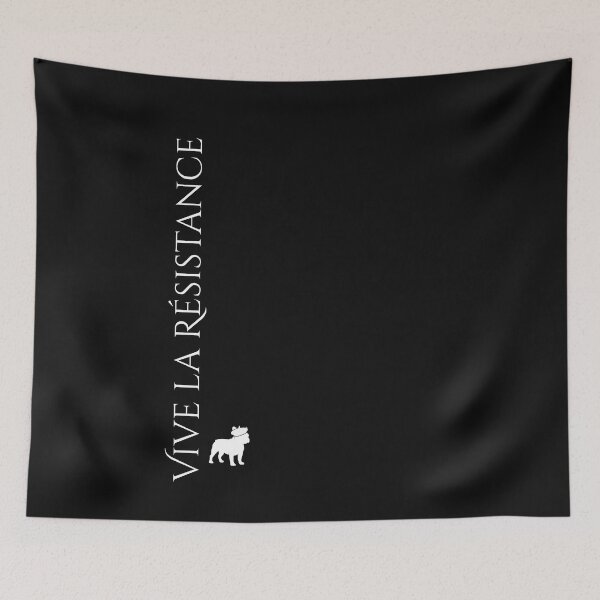 Item preview, Vive la Résistance Vote Blue Save Democracy Political Design designed and sold by EarthArtDesigns.
