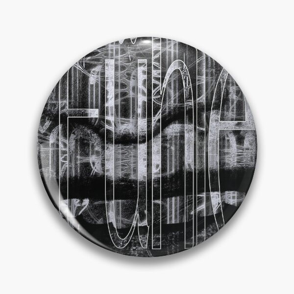 Item preview, Fühlen – Gothic typographic poster (B&W) designed and sold by Grit Alchemy.