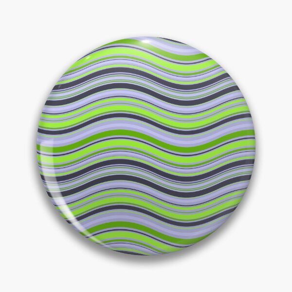 Item preview, Waves Pattern Kelly Green, Periwinkle, Yellowy Green, Bright Grey, Blue Haze designed and sold by ottrain.
