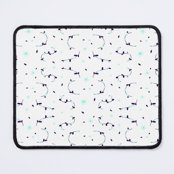 Item preview, Delicate flower pattern -blue- designed and sold by Houst-cn.