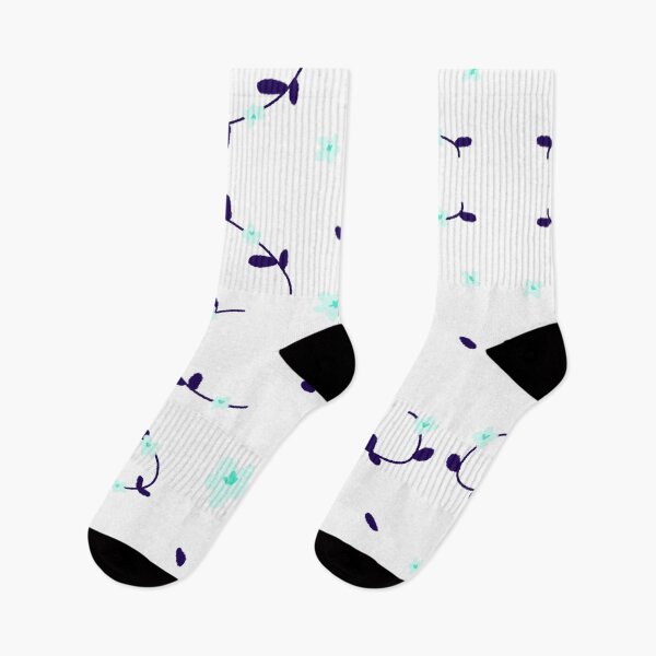 Item preview, Delicate flower pattern -blue- designed and sold by Houst-cn.