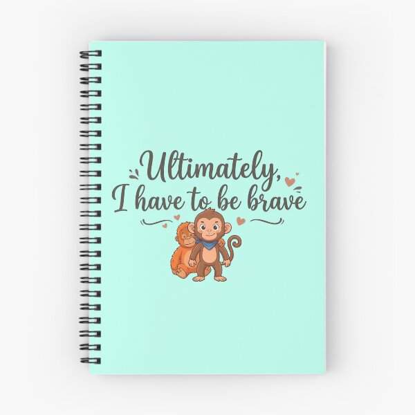 Item preview, Ultimately I Have to Be Brave - Inspirational Punch Quote designed and sold by WowDezign.