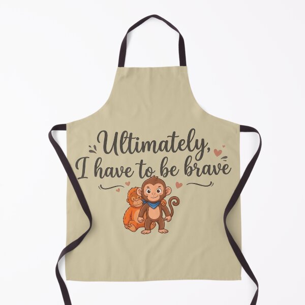 Item preview, Ultimately I Have to Be Brave - Inspirational Punch Quote designed and sold by WowDezign.