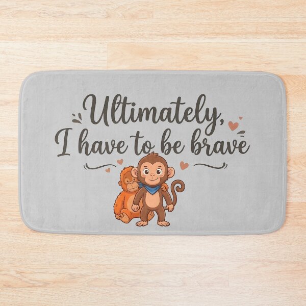 Item preview, Ultimately I Have to Be Brave - Inspirational Punch Quote designed and sold by WowDezign.