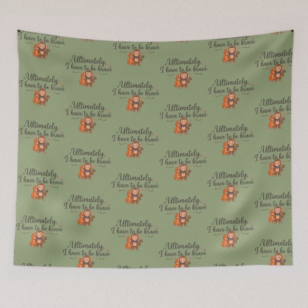 Item preview, Ultimately I Have to Be Brave - Inspirational Punch Quote designed and sold by WowDezign.