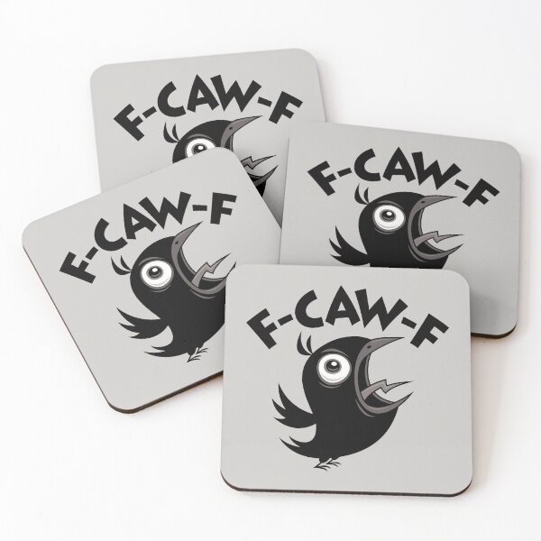 Item preview, Fed Up Foul-Mouthed Crow Screaming F-CAW-F designed and sold by fizzgig.