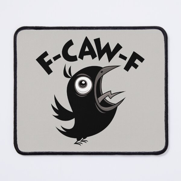 Item preview, Fed Up Foul-Mouthed Crow Screaming F-CAW-F designed and sold by fizzgig.
