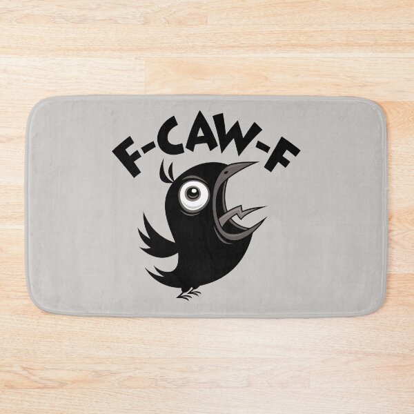 Item preview, Fed Up Foul-Mouthed Crow Screaming F-CAW-F designed and sold by fizzgig.