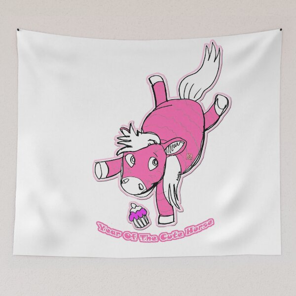 Item preview, Year Of The Cute Horse (Drawing by ACCI) designed and sold by VanyssaGraphics.